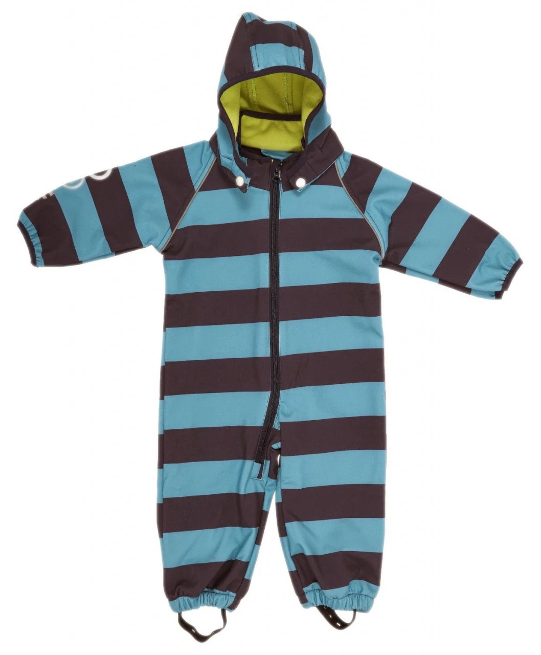 Minymo Softshell Overall Winn86 Blockstreifen Nightblue/türkis 1 Minymo Softshell Overall Winn86 Blockstreifen Nightblue/türkis