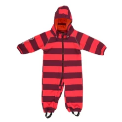 Minymo Softshellanzug Winn86 Blockstreifen Purple/pink