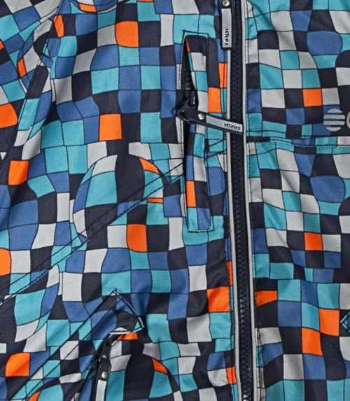 MINYMO Hit03 Biscay Mosaik Petrol.Winterjacke Atmungsaktiv Outdoorjacke 2 MINYMO Hit03 Biscay Mosaik Petrol.Winterjacke Atmungsaktiv Outdoorjacke – Bild 2