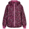 MINYMO Mädchen Winterjacke OXFORD Grape Flowers
