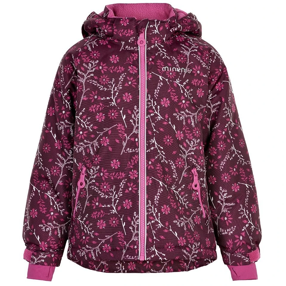MINYMO Mädchen Winterjacke OXFORD Grape Flowers 1 MINYMO Mädchen Winterjacke OXFORD Grape Flowers