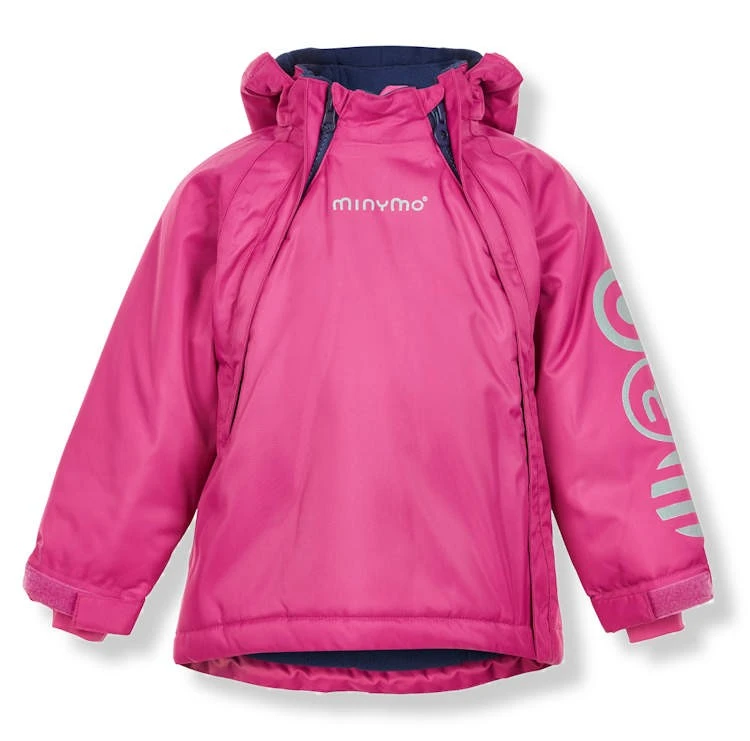 Minymo Mädchen Winterjacke Le93 Funktionsjacke Pink 1 Minymo Mädchen Winterjacke Le93 Funktionsjacke Pink