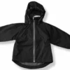 Minymo Kinder Regenjacke Mikkel Outdoorjacke Schwarz