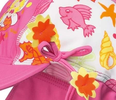Playshoes UV-Schutz Strandhut Meerjungfrau Pink Sonnenmütze 2 Playshoes UV-Schutz Strandhut Meerjungfrau Pink Sonnenmütze – Bild 2