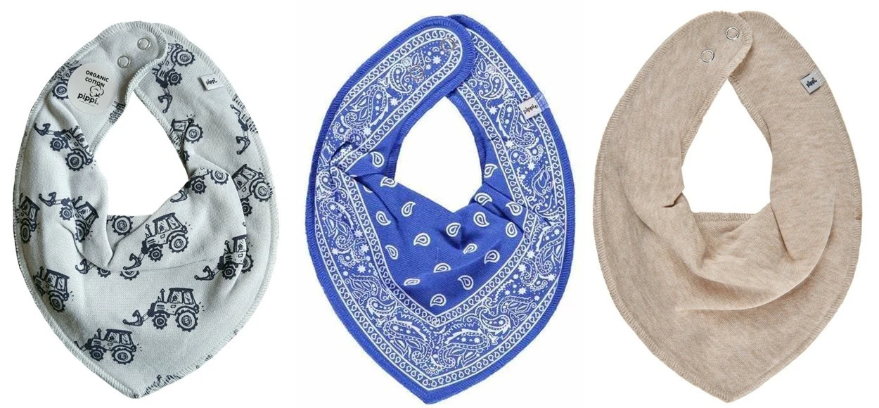 Pippi Halstücher 3er Pack Lätzchen Paisley Trecker 1 Pippi Halstücher 3er Pack Lätzchen Paisley Trecker