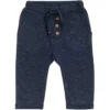 Baby Jogginghose Blau Melange Bio-Baumwolle