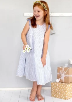 People Wear Organic Kleid Mädchen Sommerkleid Streifen