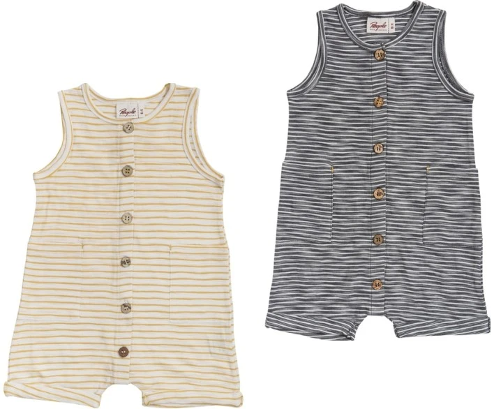 People Wear Organic Baby Spieler Sommer Shorty Overall Gestreift 3 People Wear Organic Baby Spieler Sommer Shorty Overall Gestreift – Bild 3