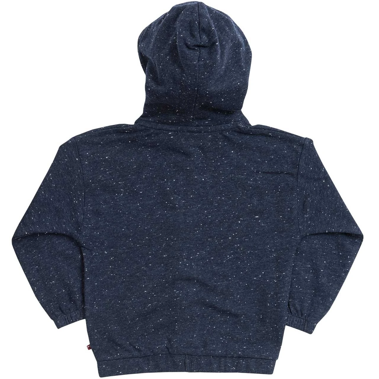 Leichte Sweatjacke Blau Melange Mit Kapuze Bio-Baumwolle 2 Leichte Sweatjacke Blau Melange Mit Kapuze Bio-Baumwolle – Bild 2