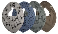 Pippi Baby Halstücher Dusty Shades 4er Pack