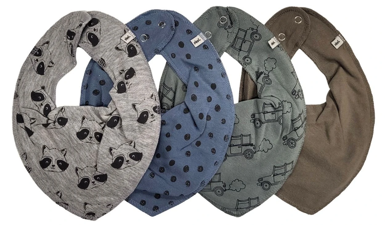 Pippi Baby Halstücher Dusty Shades 4er Pack 1 Pippi Baby Halstücher Dusty Shades 4er Pack