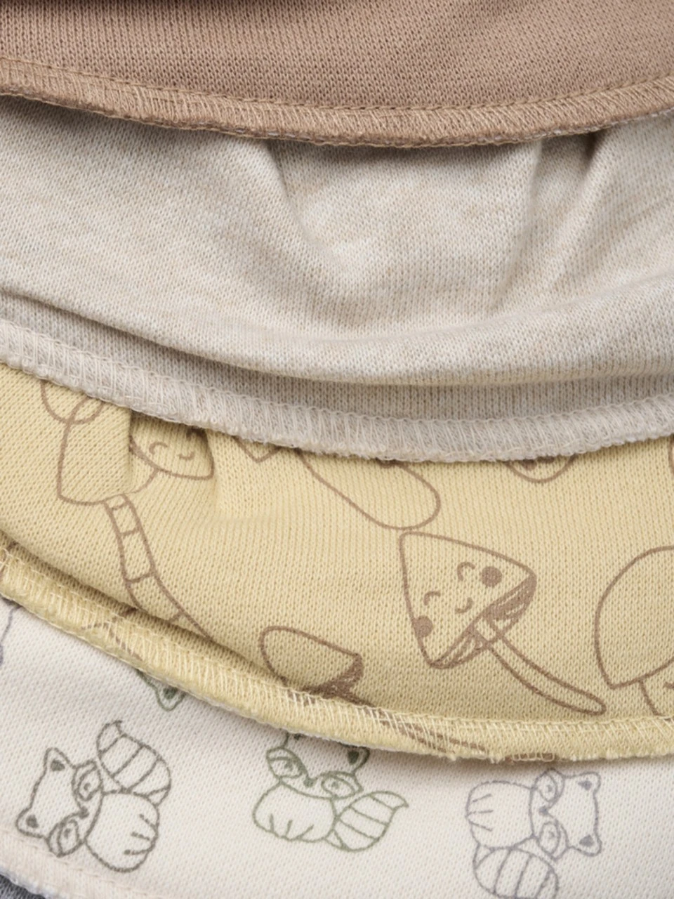 Pippi Babywear Halsstücher 5er Pack Pilze + Tiere 2 Pippi Babywear Halsstücher 5er Pack Pilze + Tiere – Bild 2