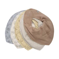 Pippi Babywear Halsstücher 5er Pack Pilze + Tiere