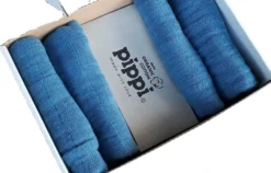 Pippi Babywear Mulltücher 4er Pack Mittelblau Organic Baumwolle 5 Pippi Babywear Mulltücher 4er Pack Mittelblau Organic Baumwolle -Babyprodukte Geschäft pippi baby mullwindeln mittelblau 1280x1280