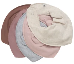 Pippi Halstücher 5er Set Rosenholz + Sand