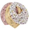 Pippi Baby Halstücher 3er Pack Schmetterlinge + Blumen