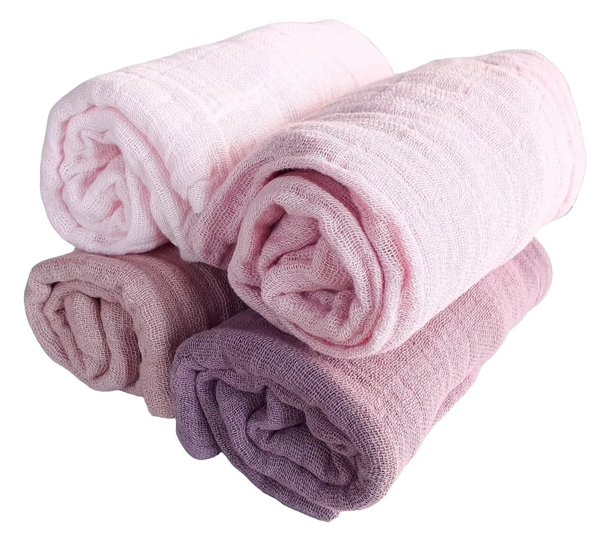 Pippi Babywear Mulltücher 4er Pack Girls Rosa Farbtöne Organic Baumwolle 1 Pippi Babywear Mulltücher 4er Pack Girls Rosa Farbtöne Organic Baumwolle