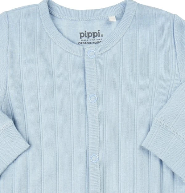 Pippi Baby Overall GOTS Hellblau Organic Bio Baumwolle 2 Pippi Baby Overall GOTS Hellblau Organic Bio Baumwolle – Bild 2