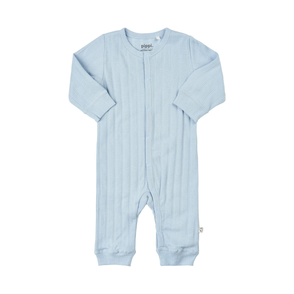 Pippi Baby Overall GOTS Hellblau Organic Bio Baumwolle 1 Pippi Baby Overall GOTS Hellblau Organic Bio Baumwolle