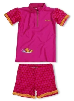 Playshoes UV-Schutz Zweiteiler Maus Pink Sonnenschutzanzug 2 Teile
