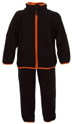 Abeko RASMUS Fleeceanzug Zweiteiler Schwarz