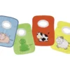 Playshoes 4er Pack Frottee Schlupflätzchen Comic Tiere