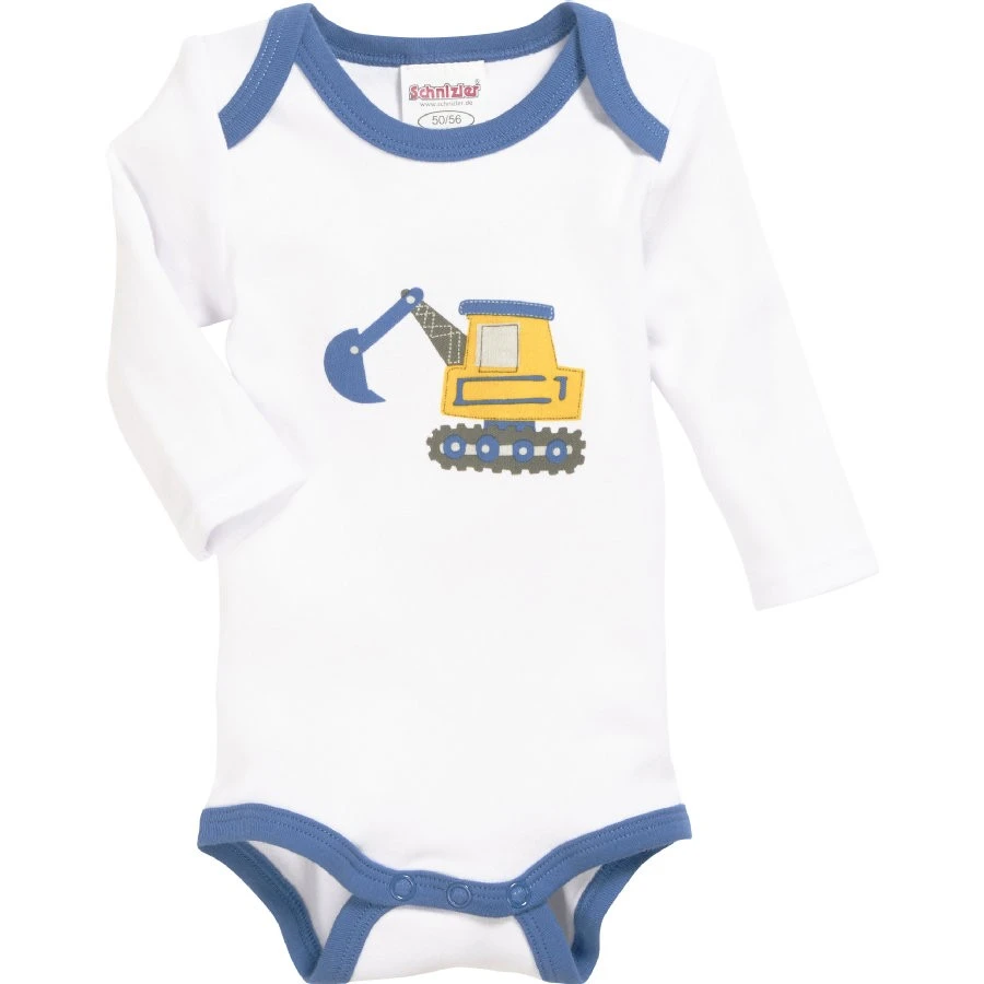 Schnizler Langarmbody 3er Pack Bagger + Streifen 2 Schnizler Langarmbody 3er Pack Bagger + Streifen – Bild 2