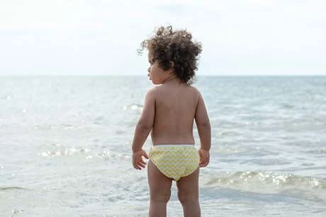 ImseVimse Schwimmwindel Rot Delfin & Anker 4 ImseVimse Schwimmwindel Rot Delfin & Anker – Bild 4