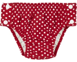 Playshoes Schwimmwindel Rot Pünktchen Baby Badehose Mit Druckknöpfen