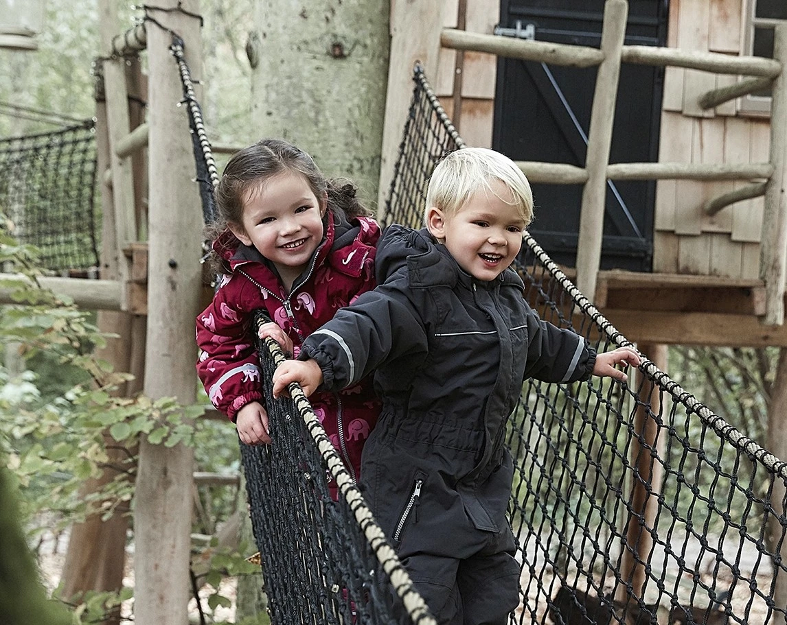 Celavi Schneeanzug Skianzug Elephants Beet Red / Rose 2 Celavi Schneeanzug Skianzug Elephants Beet Red / Rose – Bild 2