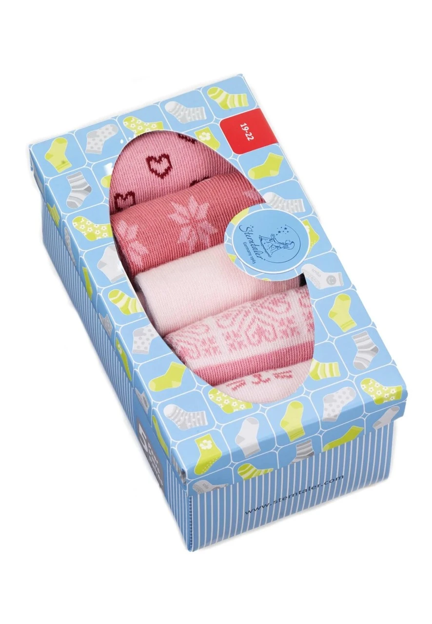 Sterntaler Socken Rosa Herzchen 5 Paar Socken In Geschenkbox 3 Sterntaler Socken Rosa Herzchen 5 Paar Socken In Geschenkbox – Bild 3