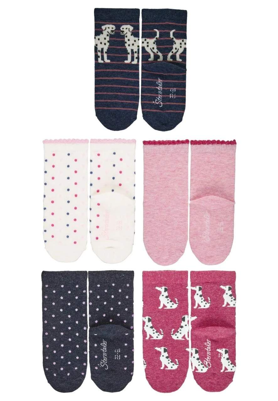 Sterntaler Söckchen Hunde + Pünktchen 5 Paar Socken In Geschenkbox 2 Sterntaler Söckchen Hunde + Pünktchen 5 Paar Socken In Geschenkbox – Bild 2