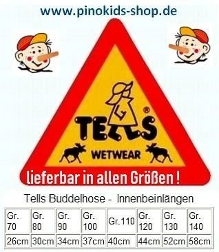 Tells Kinder Regenhose Buddelhose Mit Trägern 3 Tells Kinder Regenhose Buddelhose Mit Trägern – Bild 3