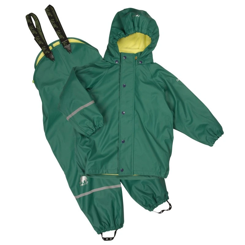 CeLaVi Thermo Regenset Grass Green Zweiteiler Mit Fleecefutter 1 CeLaVi Thermo Regenset Grass Green Zweiteiler Mit Fleecefutter