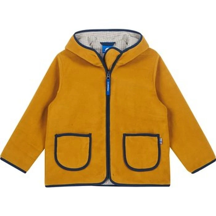 Finkid Tonttu Harvest Gold/denim Kinder Fleecejacke 1 Finkid Tonttu Harvest Gold/denim Kinder Fleecejacke