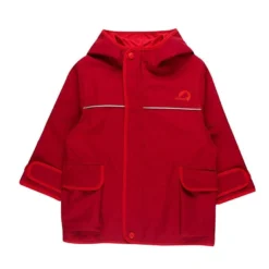 Finkid Jacke Tuulis Pepper/red Zip In Outdoorjacke Atmungsaktiv