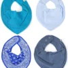 Pippi Baby Halstücher Paisley Blue 4er Set