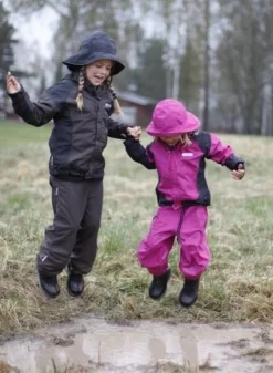 Wilma & Morris Outdoorjacke TYNSET Atmungsaktiv, Farbe Pink/schwarz -Babyprodukte Geschäft wilma morris regenbekleidung kids 1280x1280